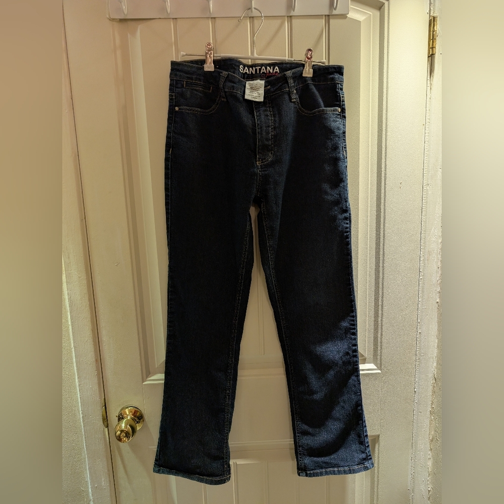 Santana Women's Classic Boot Cut Jeans - Deep Blue